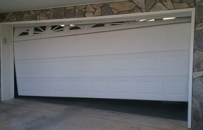 Dented garage door panel replacement – Service Now Garage Door